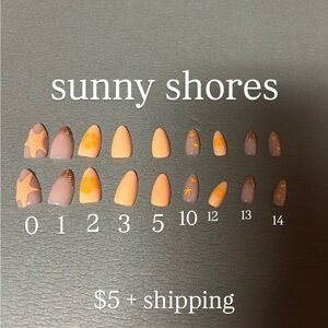 Glamnetic short almond partial sets